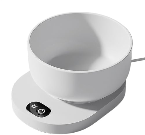 Cuenco Calentado Para Gatos – Cuenco De Cerámica Calentado Con Control Termostático Para Gatos, Plato De Agua Calentado Para Gatos, Bebedero Calentado De Cerámica Para Mascotas De Invierno, Bebedero C