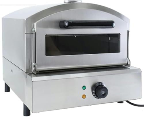 GAYAYAS Forno Elettrico per Pizza da banco Commerciale, fornello Singolo, in Acciaio Inox, per Famiglie e ristoranti, Riscaldamento rapido e Risparmio energetico
