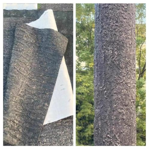 Decorazione della Corteccia simulata della Corteccia Artificiale per i Tubi dei pilastri Pali Leggeri Che avvolgono, Corteccia Sintetica del Modello dell'albero(0.4X1m)