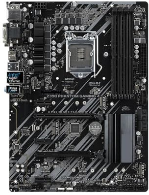 HYUIND Carte mère Fit for ASROCK Z390 Phantom Gaming 4 LGA 1151 DDR4 64G LGA1151 PCIE 3.0 ATX for processeur i7-9700F i7-8700 9400F G5600T