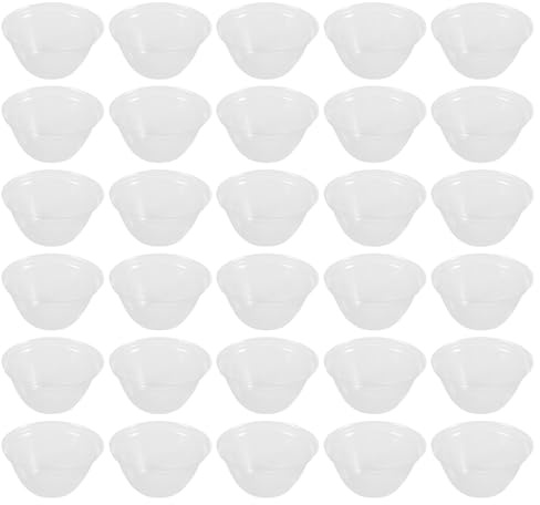 SHINEOFI 100 Pezzi Coperture Protettive a Cupola per Piante, Cappucci Trasparenti in Plastica per Vasi da Fiori, Isolamento Termico per Crescita Piante, Adatti per Giardinaggio Domestico