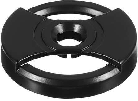 HEATSHAKING Adattatore per Dischi in Vinile Nero in Plastica Ecologica, Accessorio per Giradischi che Protegge Disco e Facilita la Riproduzione dei 45 Giri