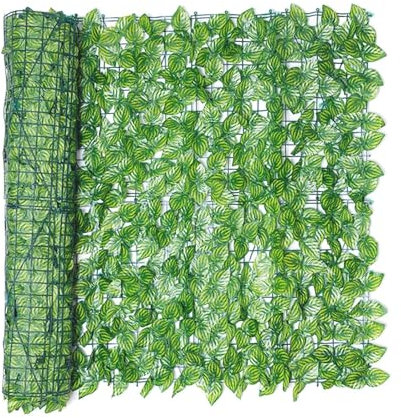 Schermo For Recinzione Privacy Edera Artificiale, Rotolo Di Siepe Con Foglie Verdi Protetto Dai Raggi UV, Pannelli Schermanti Su Rotolo For Privacy, Rotolo Di Recinzione For Traliccio Di Edera Decoraz