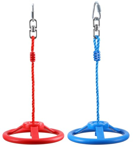 PELLOR Kids Monkey Bars, Kids Gymnastic Rings, Multifunctional Gym Rings, Backyard Playground Play Sets for Obstacle Ring, Trapeze Bar, Monkey Bars Climbing Frame, Climbing Ring Training