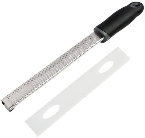 Grattugia Limone in Acciaio Inox,Grattugia Formaggio, Grattugia per Formaggio,Grattugia Formaggi Manuale, Sbuccia Limoni Grattugia Limone Perfetto, Include Coperchio Protettivo e Spazzola di Pulizia