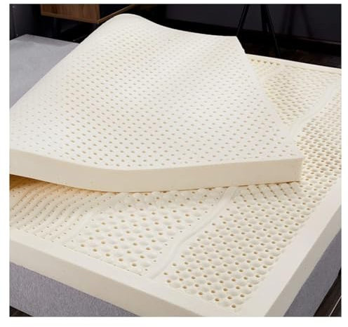 100 % naturlig latexmadrass, tvättbar naturlig latexmadrass importerad naturgummi ren madrass, latexmadrass, 3 tum, 90 x 200 cm (35 x 79 tum)