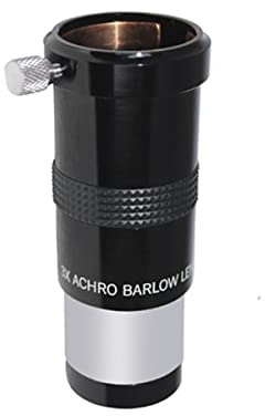 Teleskop 1,25-tums 3X-barlow-lins, aluminiumkropp, optisk lins, tillbehör för astronomiska teleskop