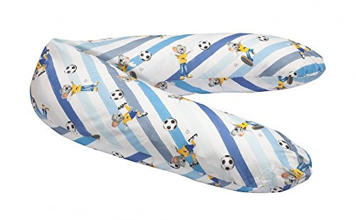 Housse de coussin d'allaitement Ed du footballer env. 190 x 40 cm.