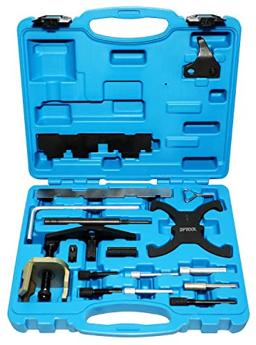 DPTOOL Motor-Einstellsatz, kompatibel mit Ford Mazda Nockenwellen-Schwungrad-Blockierwerkzeugen 1,4 1,6 1,8 2,0 Di/TDCi/TDDi ECOBOOST 1,6 Ti-VCT 1,5/1,6 VVT 2,3L 2,5L Nockenhaltewerkzeug