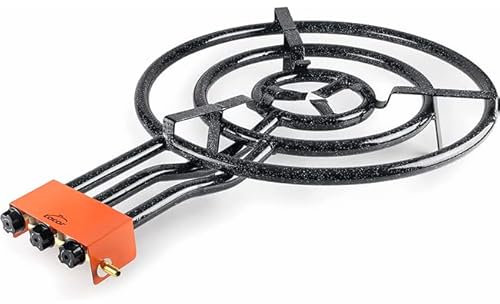 Suinga Fornello Paellero Gas Butano 20-40-60 cm, 3 fuochi per paellera da 28 a 80 cm