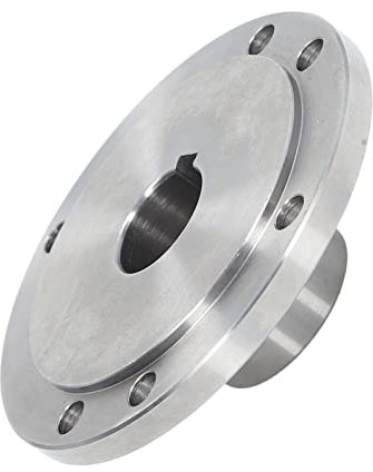 Bride de machine-outil, bride de raccordement de broche 6 trous de montage taille standard 125 mm pour K11-125 K12-125 K72-125(30 mm/1,18 pouces)