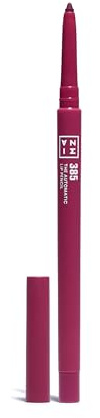 3INA MAKEUP - The Automatic Lip Pencil 385 - Borgoña - Perfilador de Labios Borgoña Retráctil - Delineador de Labios Waterproof - Delineador Efecto Voluminizador - Vegan - Cruelty Free