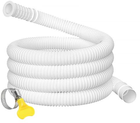 Air Conditioner Drain Hose, 3.3ft Flexible Drainage Pipe, Portable Dehumidifier Drainage Hose, AC Hose Extension Kit for Air Conditioner, Dehumidifier, Washing Machine