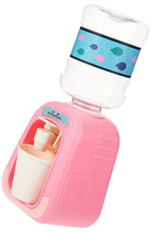 CHICAMPERA Miniature Water Dispenser Props for Doll House Bath Decor Tiny Water Fountain Toys