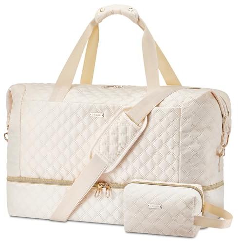 Gloppie Travel Duffel Bags 39L Large Weekender Bags for Women Carry On Bag