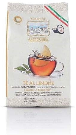256 capsule the limone toda gattopardo compatibili con le macchine a modo mio