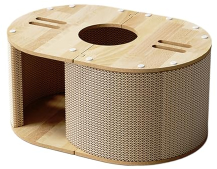 Salon à gratter pour chaton – Planche à gratter pour chat, protection de meubles, grattoir pour animaux de compagnie | Lit de broyage à côté du cadre d'escalade, jouet de jeu interactif pour chats, ta