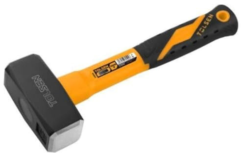 Tolsen Fäustel mit Fiberglasstiel 1-2 KG Kopfgewicht 1500g