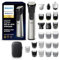 Philips Norelco MG9522/50 Multigroom 9000 Series All-in-One-Trimmer, Bartschneider und Haarschneidemaschine, 25-teilig/27-Länge Herren-Pflegeset für Bart, Gesicht, Nase, Ohr und Körper, Reiseset
