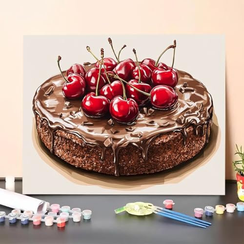 Paint by Numbers for Kids Plant, Paint by Numbers for Adults Fruit Canvas Painting kit Adult Crafts with Brushes and Acrylic Pigment Drawing, Home Decor, Gifts for Women 30x40cm, Without Frame 5D-C