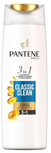 Pantene Pro-V Classic Clean 3-in-1 Shampoo Plus Conditioner, for Normal to Mixed Hair, 225 ml