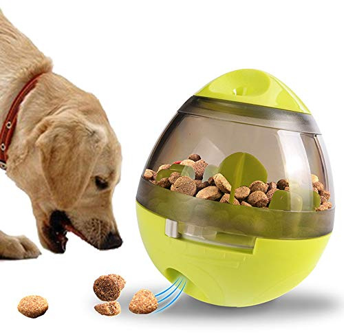 DADA Distributeur de balles de friandises interactives pour chiens et chats (vert)