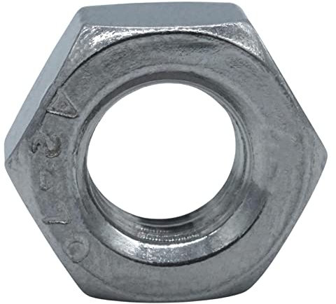 EZOTec - 30 Stück Sechskantmuttern M3 DIN 934 (ISO 4032) - Edelstahl V2A A2 - Schlüsselweite (SW) 5,5 - Standard-Mutter