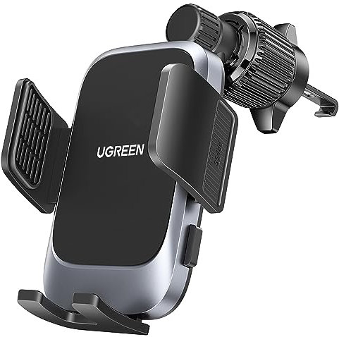 UGREEN Handyhalterung Auto [Upgrade Metallischer Hakenclip] Handyhalter 360° Drehbar Lüftung Kfz-für iPhone 15/14/13/12 Pro Max, Galaxy, Huawei, XIAOMI und alle 4,7-7,2 Zoll Handys