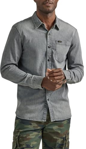 Lee All Purpose Classic Fit Long Sleeve Shirt Camisa Abotonada Hombre (Pack de 1)