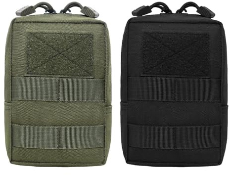 YSJCHEBS 2 Stück Gürteltasche, Outdoor-Werkzeugtasche, Multifunktionale Aufbewahrungstasche, Tragbare Aufbewahrungstasche, Geeignet Für Camping, Wandern, Bergsteigen Usw.