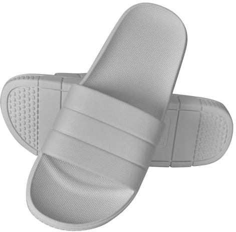 DEARBAG Claquettes pour Femme Homme Ete Chaussures de Piscine PVC Pantoufles de Douche Ultra Doux Maison Chaussons Slide Tongs Sandales pour Jardin Salle de Bain Piscine Plage