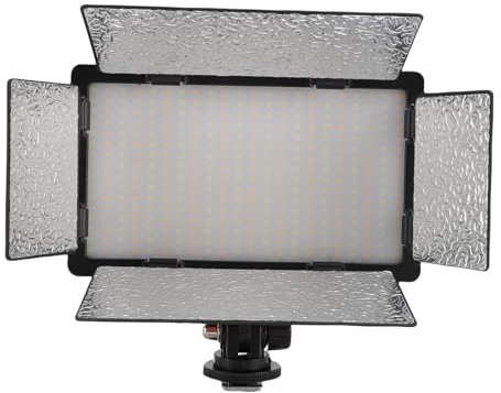 Garsent 30W LED -Videolicht, Tragbare Fotografie -Studio -Panel -Lampe, Dimmbare Kamera -Softbeleuchtung, 3200 Bis 6500K, CRI 97+, LED -Panel -Licht für die Videoaufnahme von