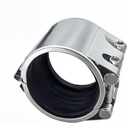 Mayhug, fascette per tubi, fascette stringitubo, fascetta per riparazione tubi, guarnizione anti-perdita, set di riparazione d'emergenza per plastica e metallo (diametro esterno: 40-45 mm)