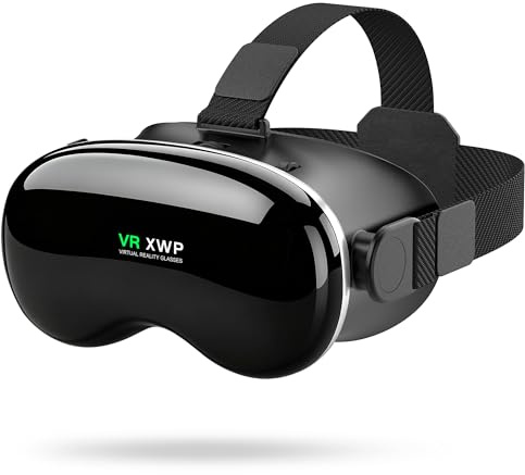 XWP Gafas VR, De Realidad Virtual 3D con Lentes Ópticas HD, Compatible con iPhone/Android (4.7–7.0) Teléfonos, Aprendizaje, Películas Y Juegos, Regalo De Cumpleaños para Niños Y Familia