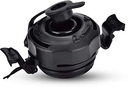 Ever Universelles 3-in-1-Luftventil, Luftventil Sichere Dichtunkappe für aufblasbare Intex-Luftmatratze Schwarzes Luftventil