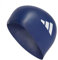 adidas Unisex 3-Stripes Swim Cap, Dark Blue/White, One Size