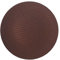 Pandecor Bajoplato redondo efecto piel marrón diám. 33 cm