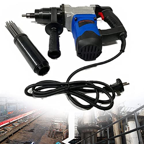 Escalador De Agujas EléCtrico De Mano, Escalador De Agujas EléCtrico De Alta Potencia De 1100 W Escalador De Agujas De Grado Industrial Para La EliminacióN De óXido, Escoria De Soldadura Y Pintura