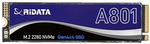 Ridata A801 500GB SLC Cache NVMe 1.4 PCIe Gen 4x4 M.2 2280 Internal SSD