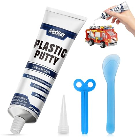 Kunststoffkleber, Plastikkleber, Modellbau Kleber, Plastik Klebers, Kunststoff Klebers Ultra Stark, Geeignet zum Verkleben Haushaltsüblicher Hartkunststoffe Wie Acryl und Modelle, 50 Ml