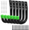 Garage Hooks, 6 Pcs Garage Storage Heavy Duty J Hooks,Ladder Storage for Hanging, Wall Mounted Hanger Brackets forWall Bike Chair Garden Hose Garden Tool (Green)