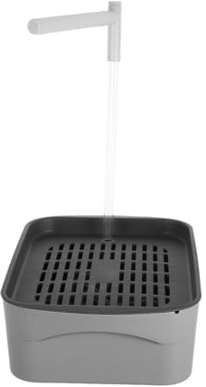 MINAOLULUS Automatisk Fågelbad Med Dusch För Papegojor Vattencirkulerande Badkar För Undulater Älsklingsfåglar Och Duvor Ergonomisk Design För Bekväm Badupplevelse