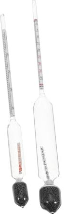 1 Set lattometro sciroppo misuratore del latte termometro del latte idrometro da cucina dispositivo di misurazione dello zucchero idrometro del latte Bicchiere Trasparente