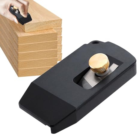 Pialla a mano piccola per rifilatura, pialla a mano per la lavorazione del legno,Pialla manuale regolabile - Strumento per pialla manuale di precisione per la lavorazione del legno per PVC, ABS