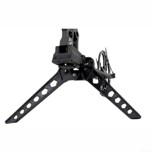 Support d'arc composé de 1 support pliable avec tension réglable pour arcs recourbés et de chasse, noir