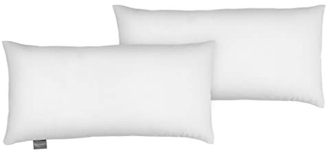 Traumnacht Green Kopfkissen-Set bestehend aus zwei Kopfkissen 40 x 80 cm, nachhaltiges Kissenset mit Bezug aus Microfaser, produziert nach deutschem Qualitätsstandard