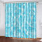 Vorhang Blickdicht Ösen Thermo Verdunkelungs Polyester Gardinen 2 Stück 3D Wasser Kräuselung Blau Für Schlafzimmer Wohnzimmer Kinder Oder Babyzimmer