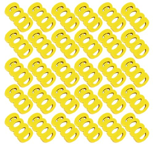SHINEOFI 30 Gomas de Borrar Correctoras, Color Amarillo Good, Tamaño Mini, Pack de 30 Unidades, Material Suave Seguro para Papel, Adecuado Vuelta al Cole y Papelería Escolar