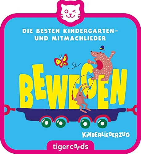 tigermedia tigercard Kinderliederzug Folge 2 Kindergarten und Mitmachlieder Bewegen tigerbox Hörbox Musikbox Hörspiel Hörbuch Kinderlieder Tanzen