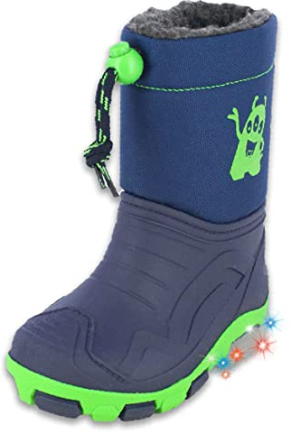 Beck Blinking Ghost Rain Boot, color azul oscuro, 22/23 EU